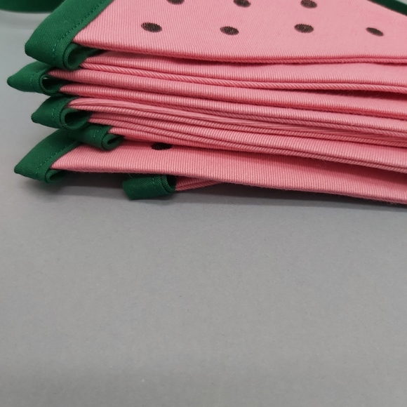 FABRIC GARLAND FLAG BUNTING, WATERMELON BUNTING, WALL DECORATION, PARTY DECOR - Picture 5 of 10